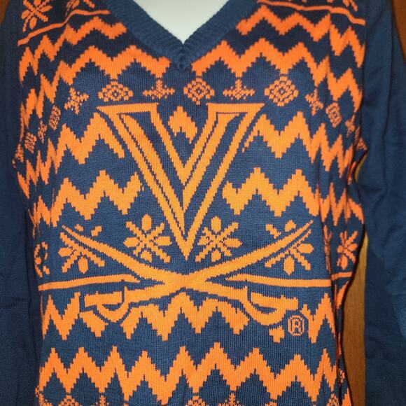 NWT FOCO Virginia Cavaliers Vneck Sweater Sz M - Picture 2 of 4